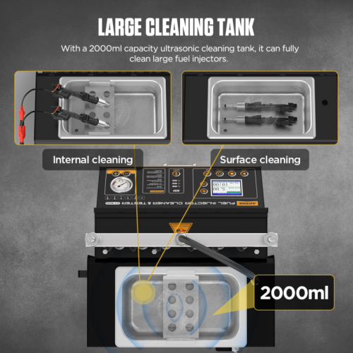AUTOOL CT500 Industrieller GDI/EFI/FSI Injektor-Wasch und Prüfapparat