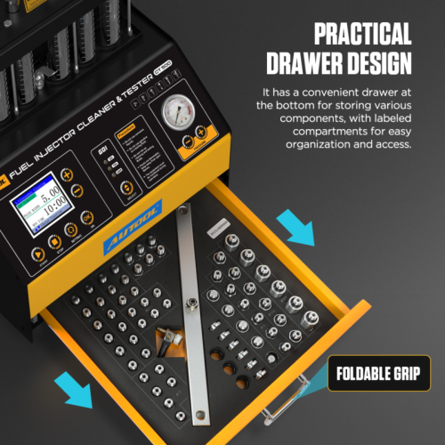 AUTOOL CT500 Industrieller GDI/EFI/FSI Injektor-Wasch und Prüfapparat