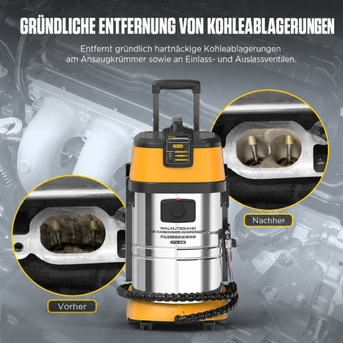 AUTOOL HTS518 Walnussschalen-Strahlgerät zur Ventilreinigung