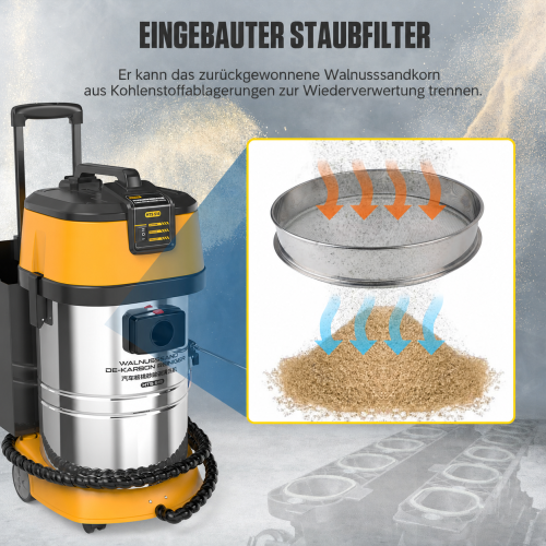 AUTOOL HTS518 Walnussschalen-Strahlgerät zur Ventilreinigung