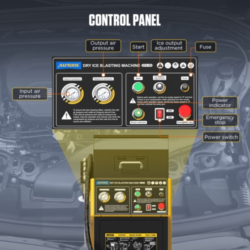 AUTOOL HTS709 Trockeneisstrahlgerät