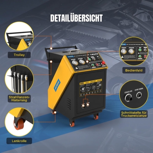 AUTOOL HTS709 Trockeneisstrahlgerät