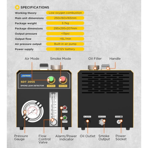 AUTOOL SDT205S Rauchmelder