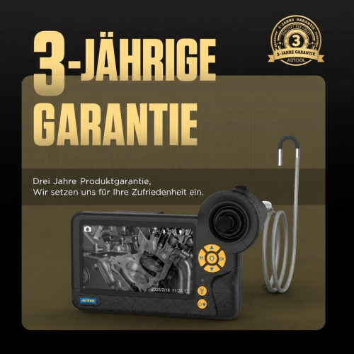 Inspektionskamera Diagnose-Endoskop Autool SVB408 | HD-Bildschirm | 4-Wege 360°