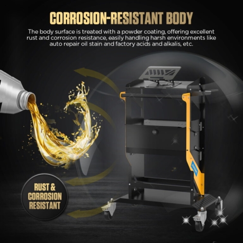 AUTOOL T23 Etagen Transportwagen mit Rädern und Griff