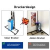 UV-Drucker für Wände 250cm
