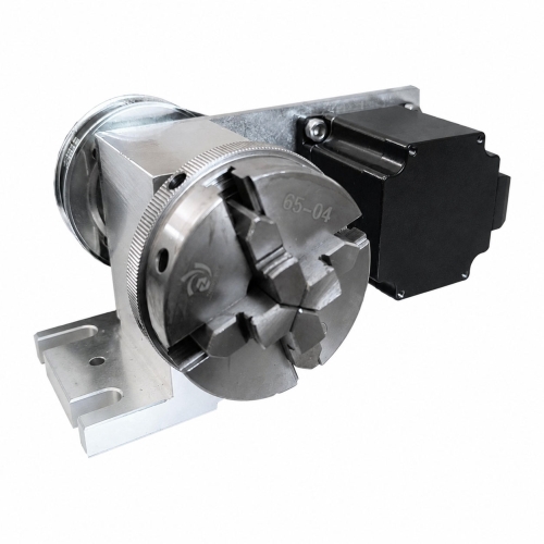 Drehachse - 4 Achsen - Drehaufsatz für eine CNC-Fräsmaschine