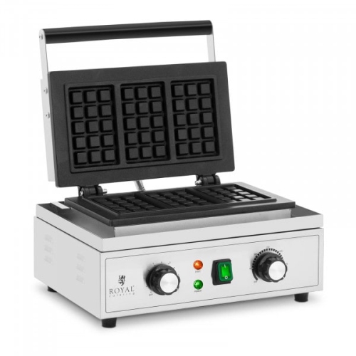 Waffeleisen 3 belgische Waffeln 1500 W 50 bis 300 °C