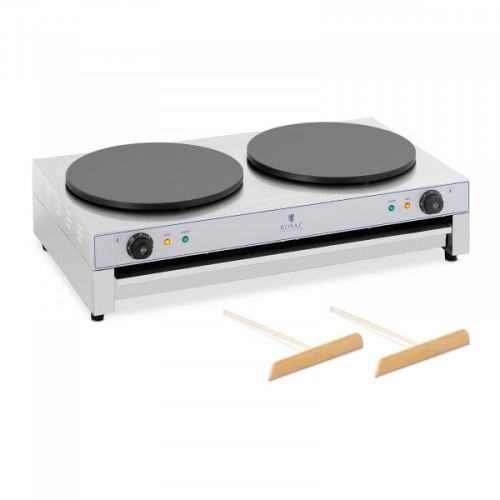 Crêpes Maker  2 x Ø400 mm  2 x 3.000 W  ausziehbare Schublade