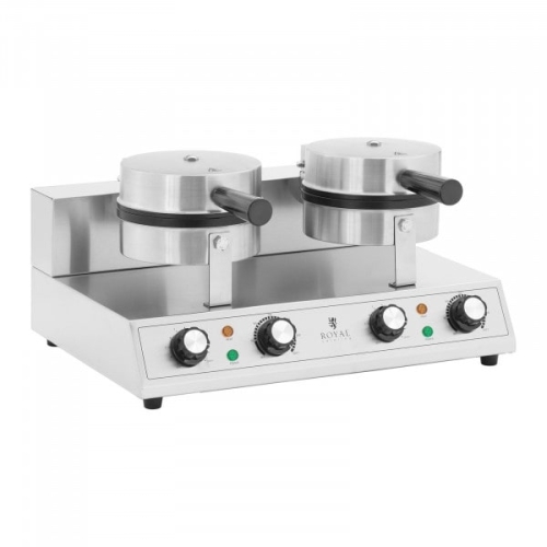 Doppelwaffeleisen  Herzform  2x1000 W mit Timer