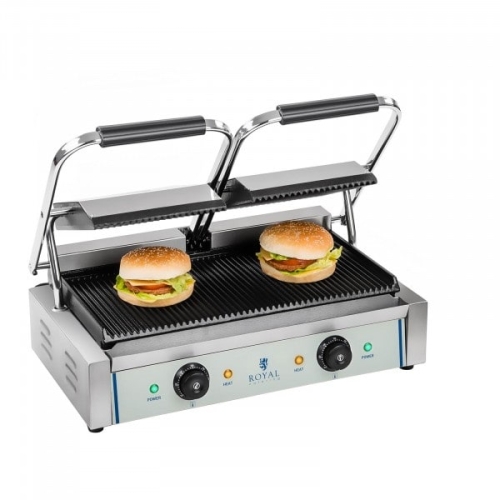 Kontaktgrill  2x1800 W  gerillt doppelt