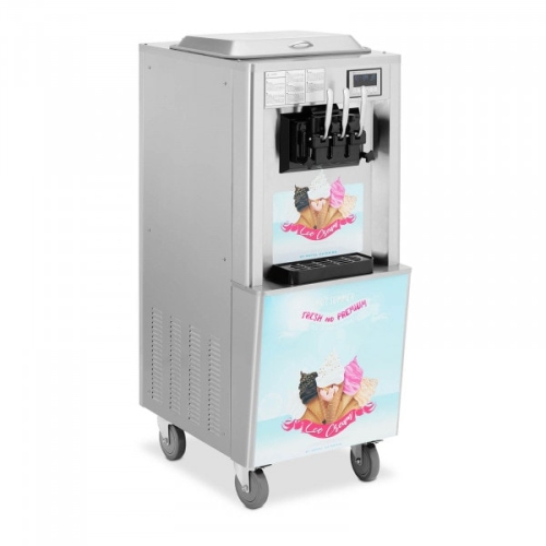 Italienische Eismaschine  2140 W  33 l/h  3 Geschmacksrichtungen