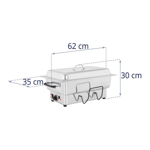 Speisenwärmer – 1600 W – 100 mm – 13 l