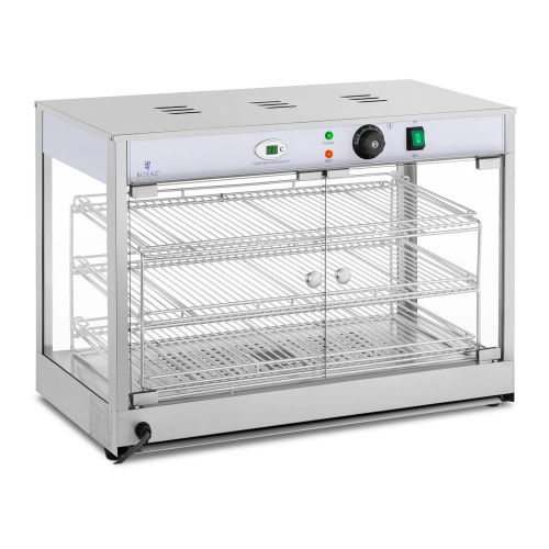 Heizvitrine - 3 Regale - 1200W