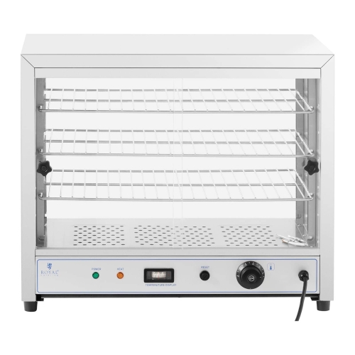 Heizvitrine – 54 cm – 1000 W – 3 durchbrochene Regale