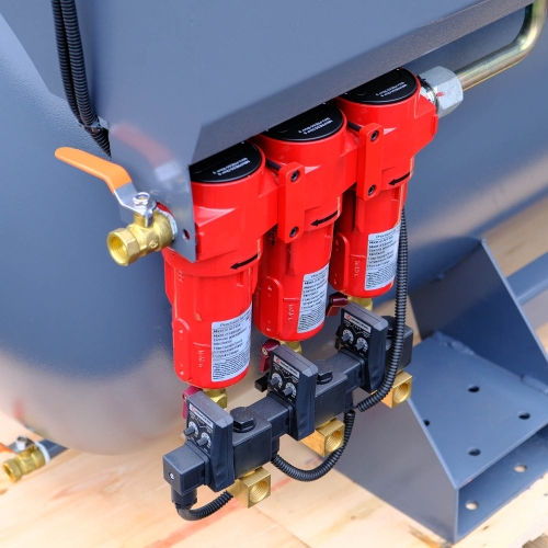 3-in-1-Schraubenkompressor 15 kW | 2300 l/min | 500-l-Tank und Luftentfeuchter