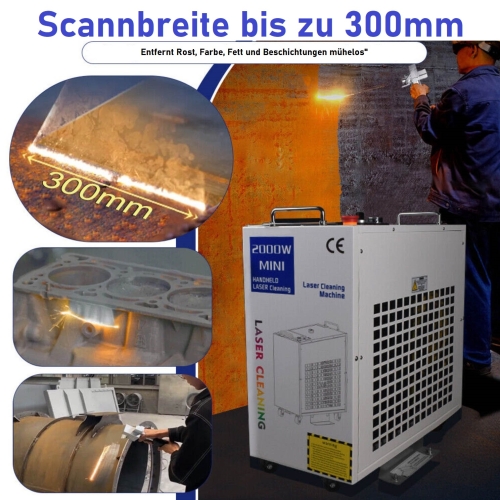 FASERLASERREINIGER 1500W M2 + ZUBEHÖR