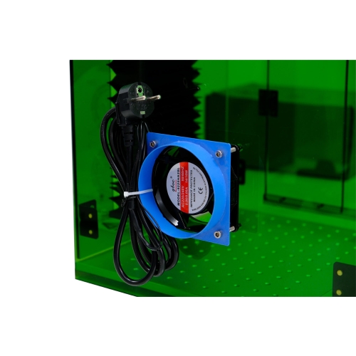 Schutzgehäuse mit RX-1-Extraktor für Faserlaser